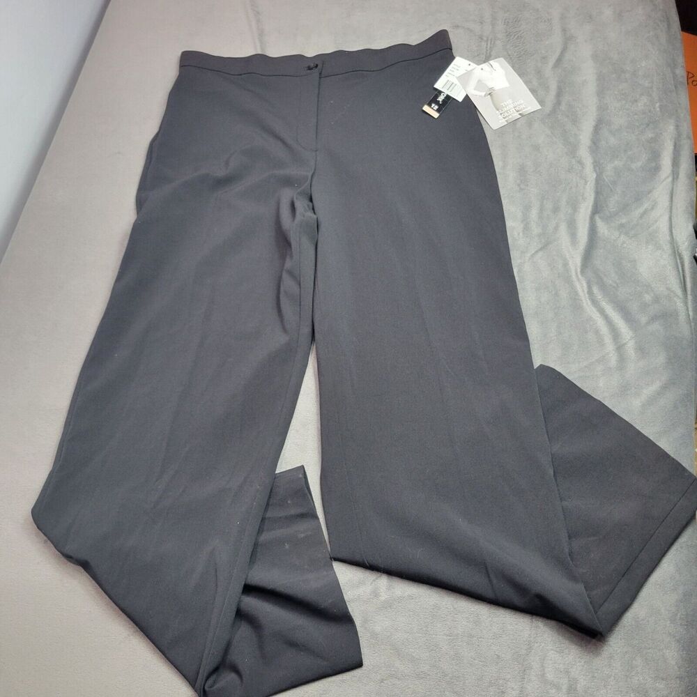Briggs New York Slimming Solution Black Pants Size 12 Polyester/Spandex